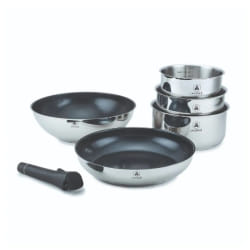 Set 6 pièces amovible 'réactif' inox Laguiole LA-9120815