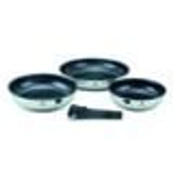 Set 3 Poêles amovible 'réactif' inox  20/24/28 cm Laguiole LA-9120840