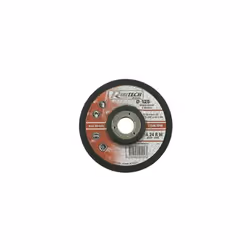 Disque abrasif à ébarber acier diamètre 125 centre déporté 125 x 6,4 x 22,2 Ø1 X Ep X Ø2