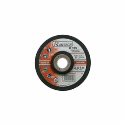 Disque abrasif à tronçonner acier diamètre 125 mm centre déporté 125x3,2x22,2 Ø1 X Ep X Ø2