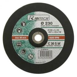 Ribimex Disque à tronçonner matériaux 230 mm
