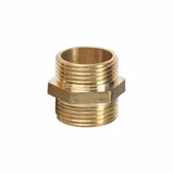 Raccord laiton 1"x1" Mâle/Mâle pour système d'arrosage de jardin