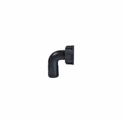 Raccord cannelé coudé Femelle 1"x25mm pour système d'arrosage de jardin
