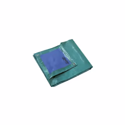 Bâche en polyéthylène anti-UV, imperméable et imputrescible Dimensions : environ 8x12 m Bâche légère 140 gr/m2 Coins avec ren ...