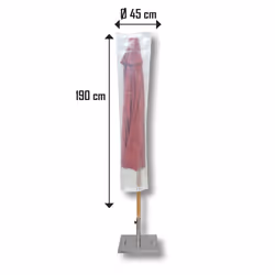Ribimex PRH090190X45 fixation de parasol pour patio