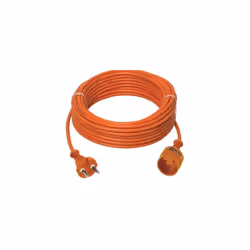 Prolongateur électrique de jardin HO5 VV-F 2x1.5 - 40 m Couleur Orange