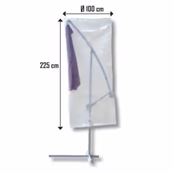 Ribimex PRH090225X100 fixation de parasol pour patio