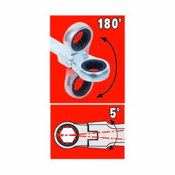 Ribimex PRCLECX7 Clé à fourche