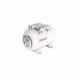 Réservoir horizontal en acier laqué pour surpresseur 100 L équipé d'une vessie Diamètre extérieur : 500 mm Raccord entrée 1’; ...