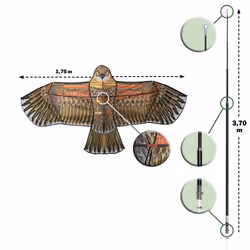Ribimex AG0100 Effaroucheur visuel pour animaux