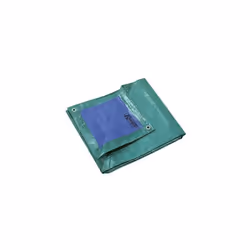 Bâche en polyéthylène anti-UV, imperméable et imputrescible Dimensions : environ 3x4 m Bâche légère 140 gr/m2 Coins avec renf ...