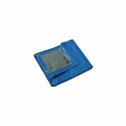 Bâche en polyéthylène anti-UV, imperméable et imputrescible Dimensions : environ 8x12 m Bâche légère 65 gr/m2 Coins avec renf ...