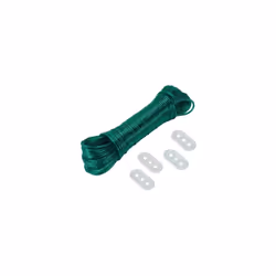 Description générale Corde à linge en PVC avec âme métallique, idéale pour le séchage de vos vêtements. Elle mesure 40 mètres ...