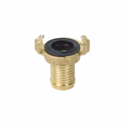 Raccord express 100 % laiton cannelé diamétre 38 mm pour système d'arrosage