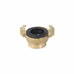 Raccord laiton pompier laiton fileté femelle 1" 1/2 avec joint