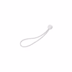Attache rapide élastique blanche pour bâche avec boule de blocage forme tulipe Ø 30 mm Câble élastique Ø 4 mm, longueur 50 cm ...