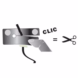 Ribimex PRLIENFD0450 circlip et fixation pour plante
