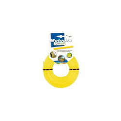 Ribimex - Fil rond 50m diamètre 3,3mm jaune motopro pour tête de débroussailleuse