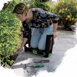 Ribimex PRAGENP1 Tabouret agenouilloir et siège de jardin