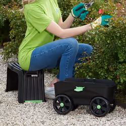 Ribimex PRAGENP4R Tabouret agenouilloir et siège de jardin - Vue supplémentaire 5