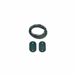 Kit fixation vert pour brise-vue lot de 30 avec 4 mètres de fil , RIBIMEX Nos kits de fixation pour canisse, clôture, grillag ...