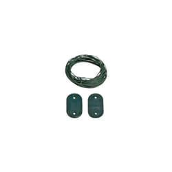 Kit fixation vert pour brise-vue lot de 30 avec 4 mètres de fil