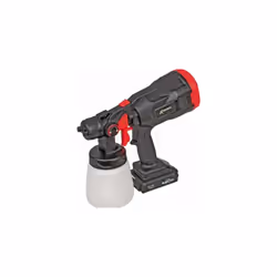 Pistolet à peinture ""R-BAT20"" avec chargeur et batterie 2 amp,PRBAT20/PP,RIBIMEX Station de peinture HVLP avec turbo-compre ...