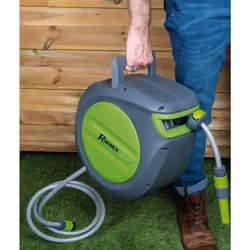 Ribimex PRDATA22 enrouleur de tuyau d'arrosoir de jardin