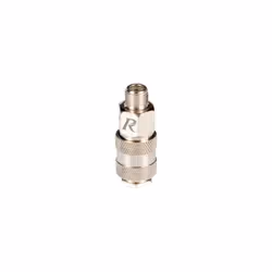 Raccord rapide air 1/4 mâle automatique universel Standard D, I, S, USA, Fileté M 1/4 en acier nickelé.