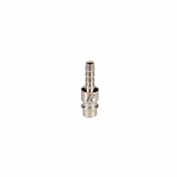 Insert rapide air cannelé 6mm forme D en lot de 2 Standard D, cannelé pour tuyau de 6 mm, en acier nickelé.Nombre de pièces : ...