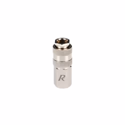 Raccord rapide air 1/4 femellé automatique universel Standard D, I, S, USA, Fileté F 1/4 en acier nickelé.