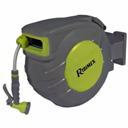 Dévidoir automatiquePRD43P de Ribimex avec Slow return, système d'enroulement automatique lent et en souplesse par ressort sp ...
