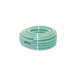 Tuyau annelé translucide 25m diamètre 30mm Tuyau annelé en PVC vert translucide avec spirale en PVC rigide blanc, intérieur p ...