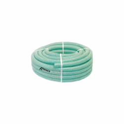 Tuyau annelé translucide 25m diamètre 38mm Tuyau annelé en PVC vert translucide avec spirale en PVC rigide blanc, intérieur p ...