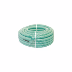 Tuyau annelé translucide 25m diamètre 50mm Tuyau annelé en PVC vert translucide avec spirale en PVC rigide blanc, intérieur p ...