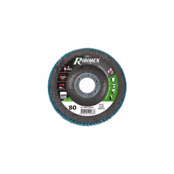 Disque à lamelles 115MM plat grain abrasif 120 Zirconium , Diamètre max.115mm TypePlat Vitesse80 m/s Nbrs tours min.13300 Gra ...