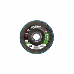Disque à lamelles 125MM bombé grain abrasif 40 Zirconium , Angle d’inclinaison de 12° pour une meilleure précision d’abrasion ...