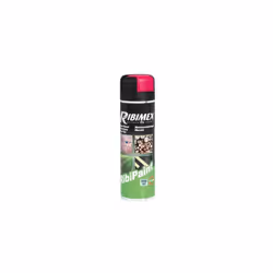 Peinture de marquage en bombe rouge fluo 500 ml , Peinture spécifique pour le marquage de la maçonnerie, de l'asphalte, du bé ...