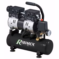 Compresseur éléctrique PRCOMP1/06SILR de Ribimex. Pour des applications courantes telles gonfler, clouer, souffler, agrafer.  ...