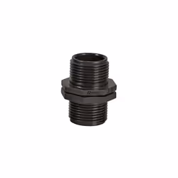 Raccord connection tuyau pompe surface 1""1/4 x 1""1/4 mâle/mâle,PRRED114X114,RIBIMEX Raccord mâle/mâle en plastique. Idéal p ...