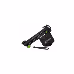 Aspirateur souffleur broyeur de jardin R-BAT20 2 batteries et chargeur,PRBAT20/ASB1,RIBIMEX 40Volts (2x20V) Sac de récupérati ...