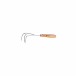 Griffe à fleurs 3 dents manche bois,PROFG18B,RIBIMEX Outil en acier et équipé d'un manche en bois, pratique et ergonomique. T ...