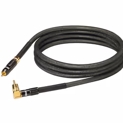 Real Cable SUB 1801, RCA, Mâle, RCA, Mâle, 3 m, Noir