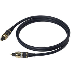Real Cable TosLink M/TosLink M, 10m câble de fibre optique Noir
