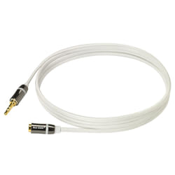 Real Cable 3.5mm M-3.5mm F, 3m câble audio 3,5mm Blanc