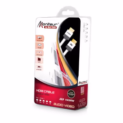 Real Cable HDMI-1 câble HDMI 5 m HDMI Type A (Standard) Blanc