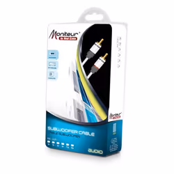 Real Cable SUB-1 câble audio 3 m RCA Blanc