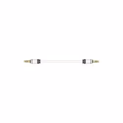 Real Cable 3.5mm M/3.5mm M, 1.5m, 3,5mm, Mâle, 3,5mm, Mâle, 1 m, Blanc