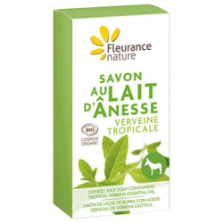Fleurance Nature Savon Lait d'Ânesse Verveine Tropicale Bio 100 g