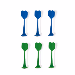 JANOD 6 Magnetic Darts (Green And Blue), France, 90 mm, 1 pièce(s), 280 mm, 20 mm